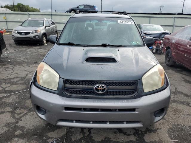 JTEGD20V540025844 - 2004 TOYOTA RAV4 GRAY photo 5