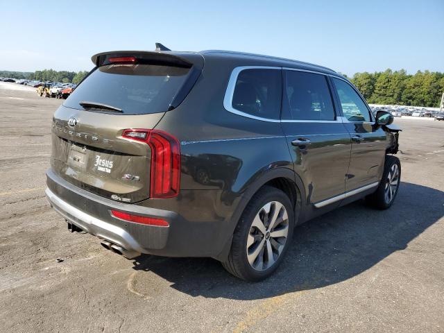 5XYP64HCXMG178517 - 2021 KIA TELLURIDE S BROWN photo 3