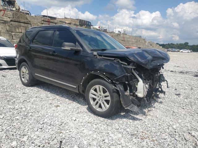 1FM5K8D81KGB26940 - 2019 FORD EXPLORER XLT შავი ფოტო 4