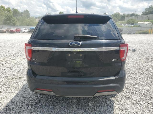 1FM5K8D81KGB26940 - 2019 FORD EXPLORER XLT შავი ფოტო 6