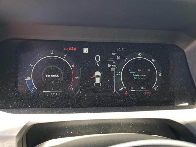 3TMKB5FN9RM017232 - 2024 TOYOTA TACOMA DOUBLE CAB Графитовый фото 9