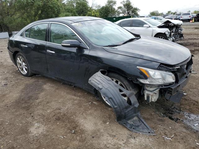 1N4AA5AP8EC461548 - 2014 NISSAN MAXIMA S BLACK photo 4