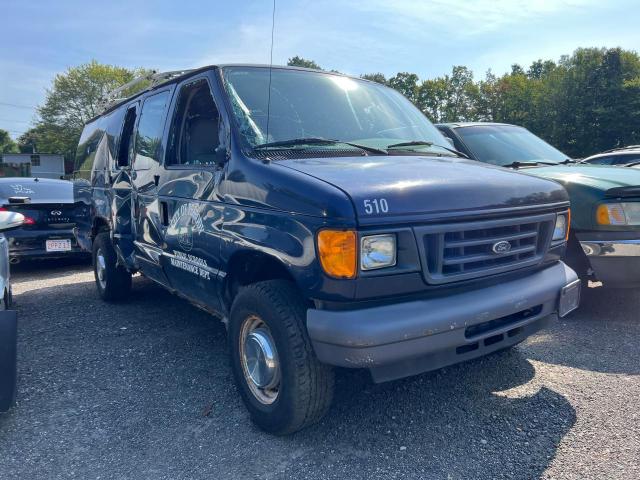 1FTSS34LX6DA41293 - 2006 FORD ECONOLINE E350 SUPER DUTY VAN BLUE photo 1