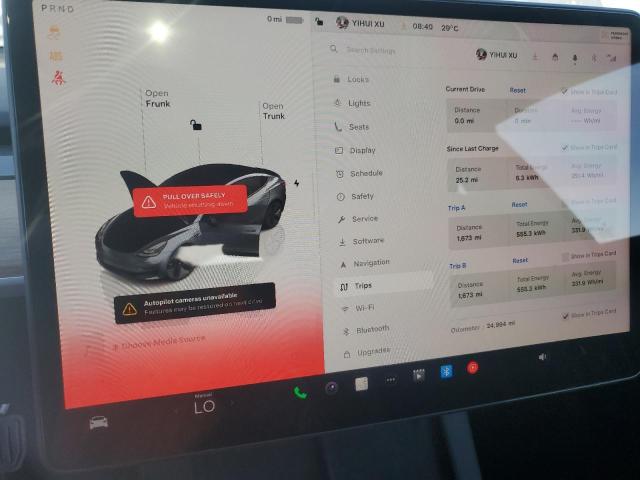 5YJ3E1EA1PF657696 - 2023 TESLA MODEL 3 GRAY photo 9