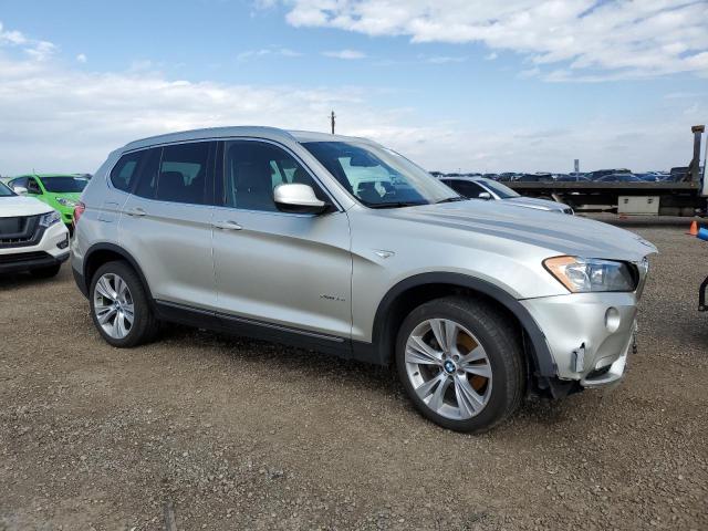 5UXWX7C5XCL736841 - 2012 BMW X3 XDRIVE35I SILVER photo 4