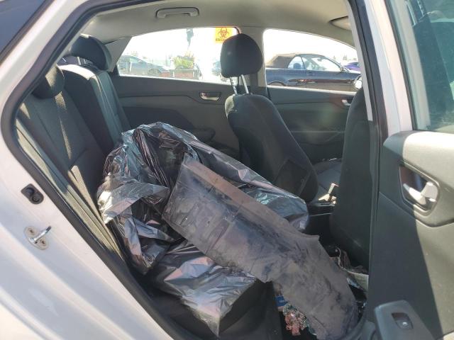 3KPC24A68ME132616 - 2021 HYUNDAI ACCENT SE WHITE photo 10