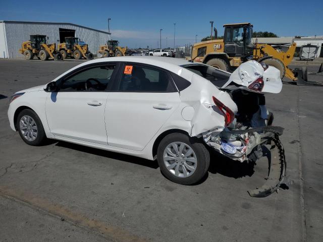 3KPC24A68ME132616 - 2021 HYUNDAI ACCENT SE WHITE photo 2