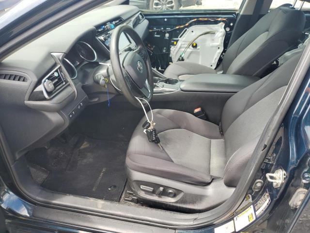 4T1B11HKXKU747789 - 2019 TOYOTA CAMRY L BLUE photo 7