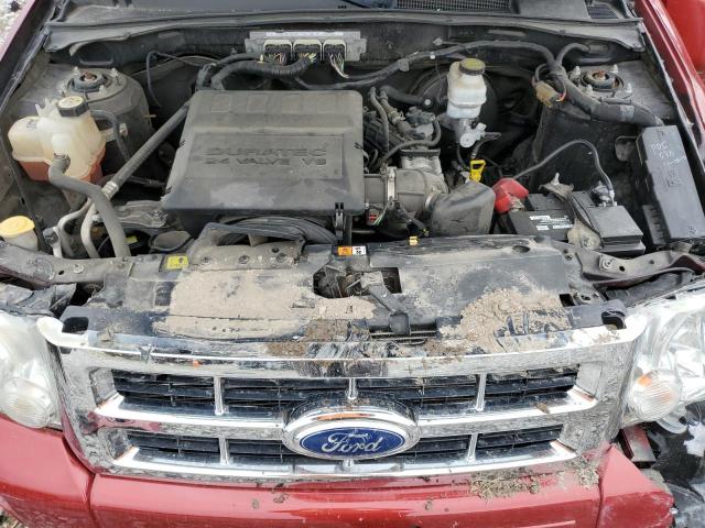 1FMCU0EG5CKB29573 - 2012 FORD ESCAPE LIMITED RED photo 11