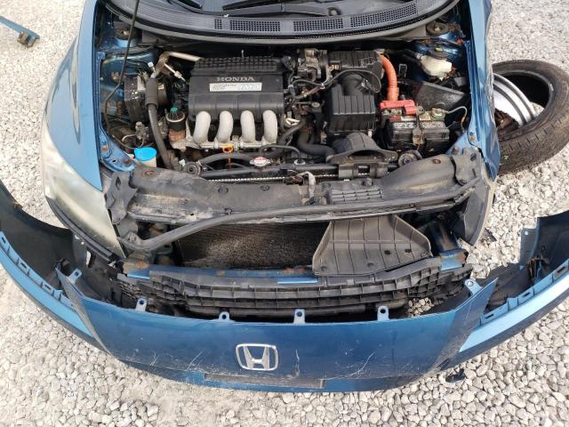 JHMZF1D6XCS004896 - 2012 HONDA CR-Z EX BLUE photo 11