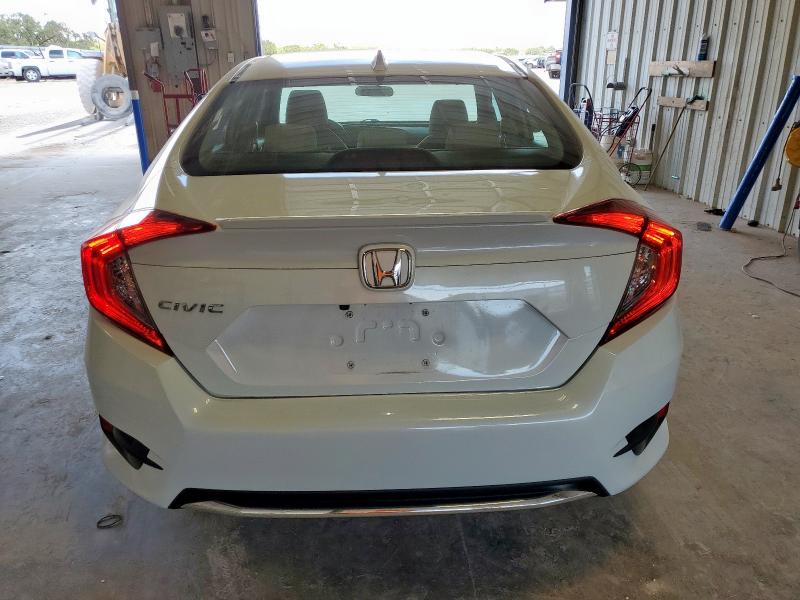 2HGFC1F37MH702635 - 2021 HONDA CIVIC EX WHITE photo 6
