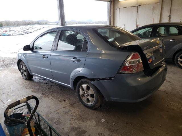 KL1TD56697B119021 - 2007 CHEVROLET AVEO BASE Mavi foto 2