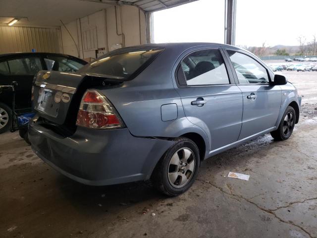 KL1TD56697B119021 - 2007 CHEVROLET AVEO BASE Mavi foto 3