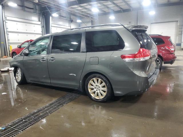 5TDDK3DC6BS001090 - 2011 TOYOTA SIENNA XLE GRAY photo 2