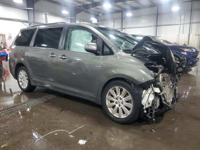 5TDDK3DC6BS001090 - 2011 TOYOTA SIENNA XLE GRAY photo 4