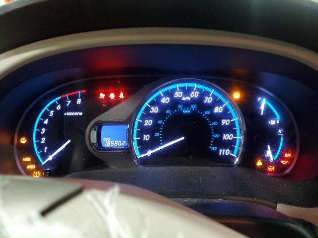 5TDDK3DC6BS001090 - 2011 TOYOTA SIENNA XLE GRAY photo 9