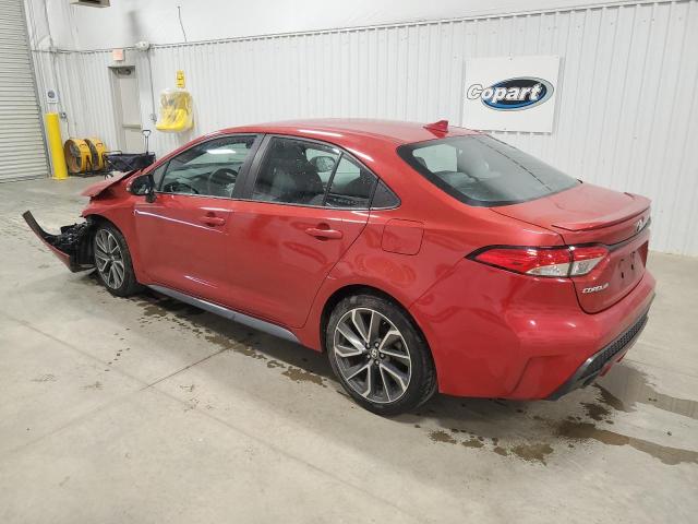 5YFS4MCE0MP072162 - 2021 TOYOTA COROLLA SE წითელი ფოტო 2