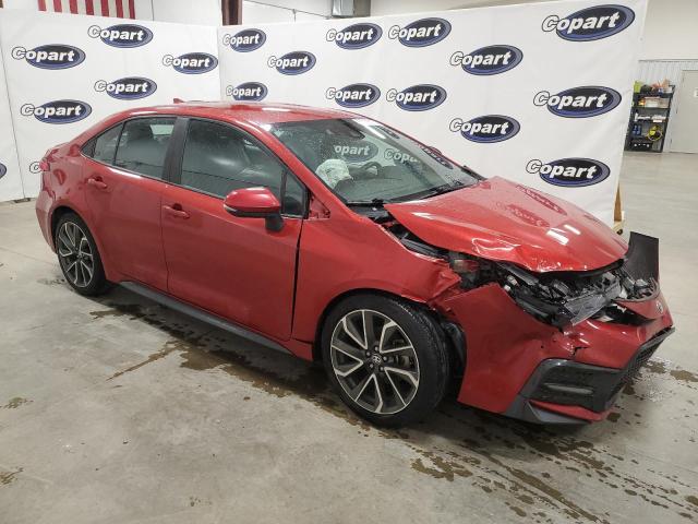 5YFS4MCE0MP072162 - 2021 TOYOTA COROLLA SE წითელი ფოტო 4