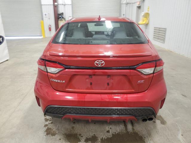 5YFS4MCE0MP072162 - 2021 TOYOTA COROLLA SE წითელი ფოტო 6