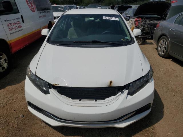 2HGFB2F57DH574844 - 2013 HONDA CIVIC LX WHITE photo 5