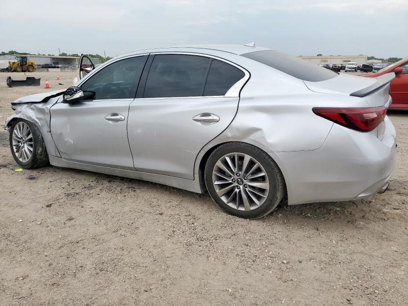 JN1EV7AP3JM365071 - 2018 INFINITI Q50 LUXE SILVER photo 2