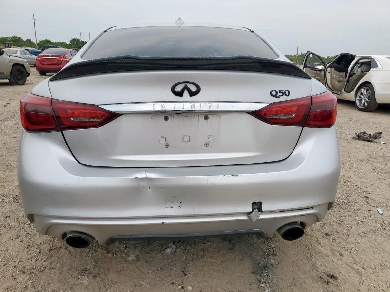 JN1EV7AP3JM365071 - 2018 INFINITI Q50 LUXE SILVER photo 6