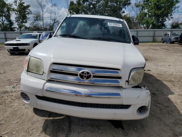 5TBRU34116S481939 - 2006 TOYOTA TUNDRA ACCESS CAB SR5 WHITE photo 5