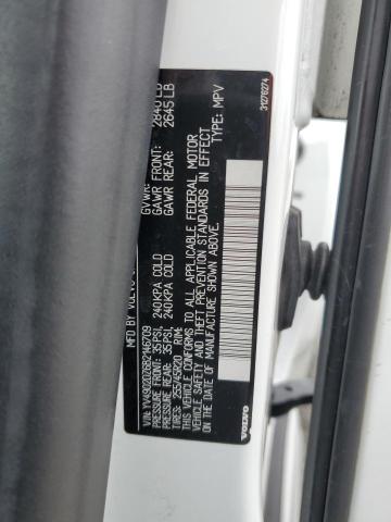 YV4902DZ6B2146709 - 2011 VOLVO XC60 T6 WHITE photo 13