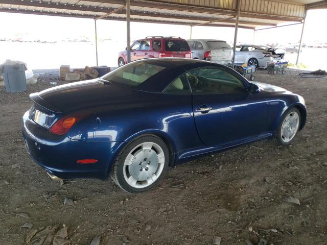 JTHFN48Y520019352 - 2002 LEXUS SC 430 BLUE photo 3