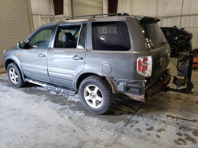 2HKYF18597H516037 - 2007 HONDA PILOT EXL GRAY photo 2