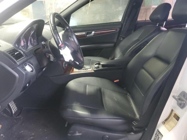 WDDGF8BB2BR145734 - 2011 MERCEDES-BENZ C 300 4MATIC WHITE photo 7
