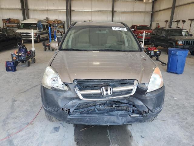 JHLRD78884C057066 - 2004 HONDA CR-V EX TAN photo 5