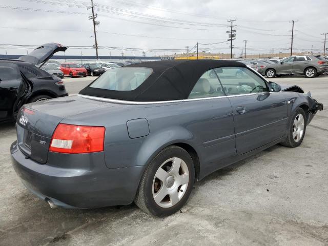 WAUAC48H54K015677 - 2004 AUDI A4 1.8 CABRIOLET GRAY photo 3