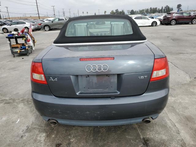 WAUAC48H54K015677 - 2004 AUDI A4 1.8 CABRIOLET GRAY photo 6