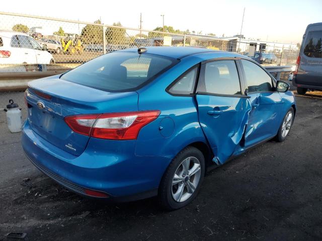 1FADP3F24EL228974 - 2014 FORD FOCUS SE BLUE photo 3