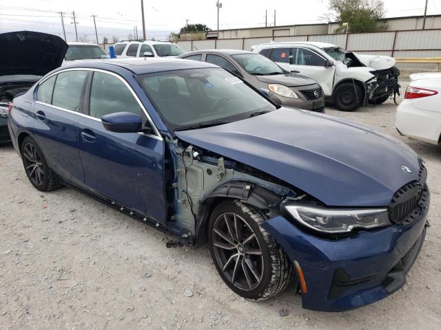 3MW5R1J06M8B92906 - 2021 BMW 330I BLUE photo 4