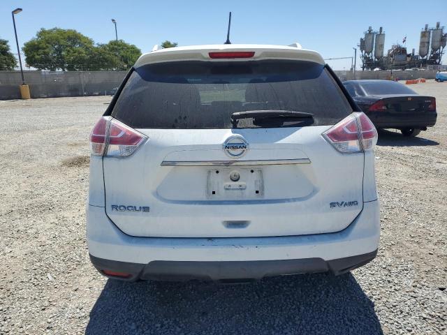 KNMAT2MVXGP644295 - 2016 NISSAN ROGUE S WHITE photo 6