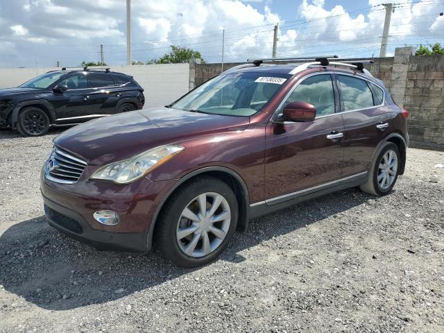 JN1AJ0HP5BM801069 - 2011 INFINITI EX35 BASE BURGUNDY photo 1