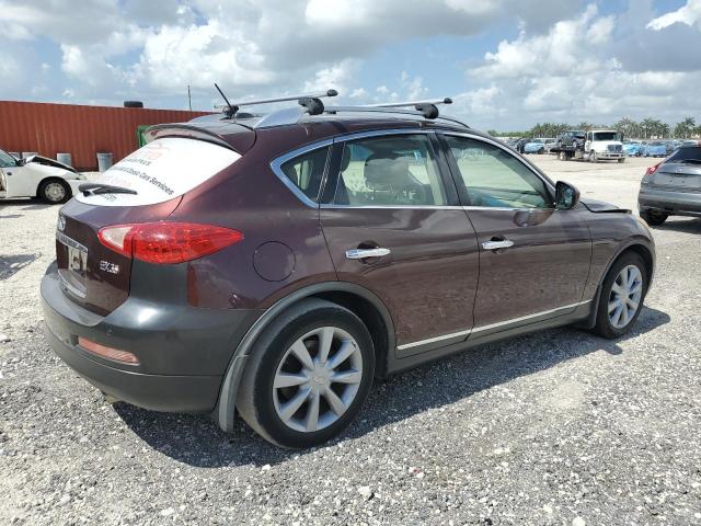 JN1AJ0HP5BM801069 - 2011 INFINITI EX35 BASE BURGUNDY photo 3