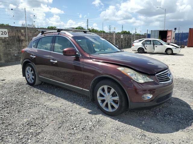 JN1AJ0HP5BM801069 - 2011 INFINITI EX35 BASE BURGUNDY photo 4
