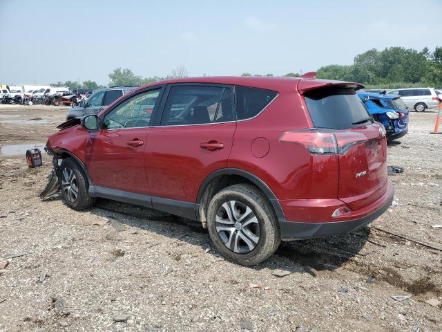 JTMZFREV7JD114442 - 2018 TOYOTA RAV4 LE أحمر صورة 2