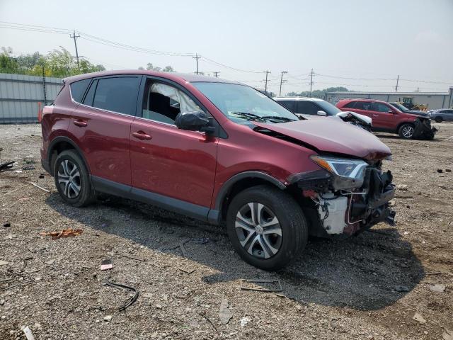 JTMZFREV7JD114442 - 2018 TOYOTA RAV4 LE أحمر صورة 4