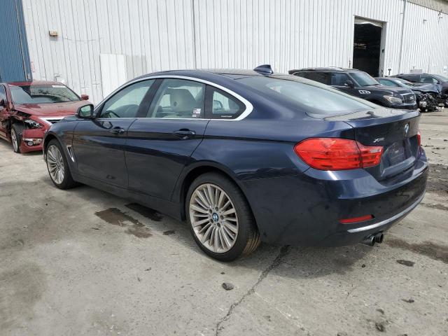 WBA4A7C52FD415589 - 2015 BMW 428 XI GRAN COUPE BLUE photo 2