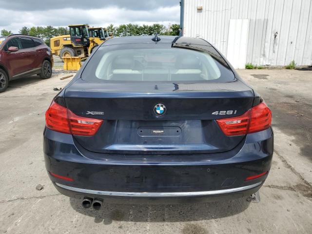 WBA4A7C52FD415589 - 2015 BMW 428 XI GRAN COUPE BLUE photo 6
