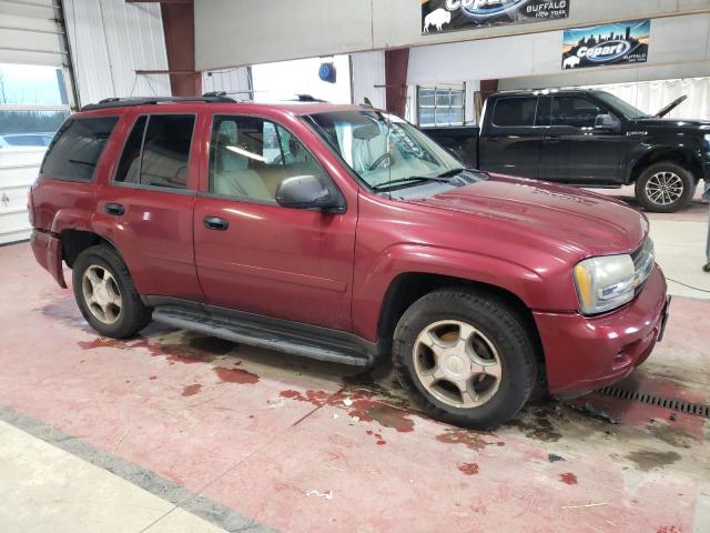 1GNDT13S372221142 - 2007 CHEVROLET TRAILBLAZE LS RED photo 4