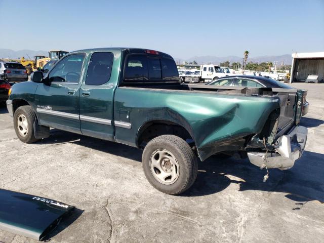 5TBRN34162S249716 - 2002 TOYOTA TUNDRA ACCESS CAB SR5 GREEN photo 2