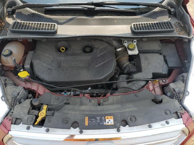 1FMCU9J93JUA80287 - 2018 FORD ESCAPE TITANIUM 红色 照片 11