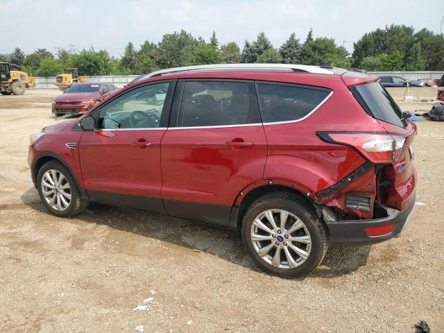 1FMCU9J93JUA80287 - 2018 FORD ESCAPE TITANIUM 红色 照片 2