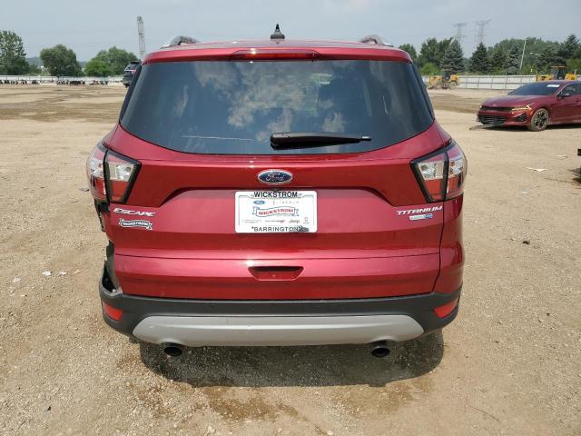 1FMCU9J93JUA80287 - 2018 FORD ESCAPE TITANIUM 红色 照片 6