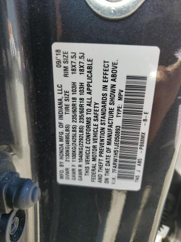 7FARW1H51JE050893 - 2018 HONDA CR-V EX CHARCOAL photo 13